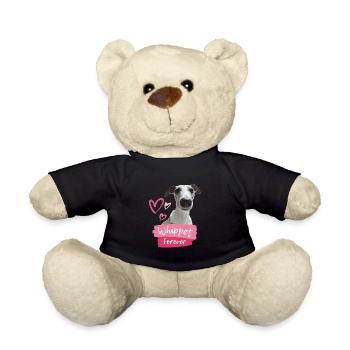 Whippet forever - The design for Whippet fans - Teddy Bear - black - Front