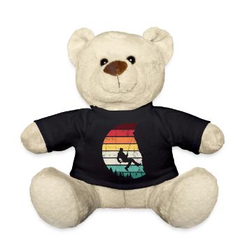 Rainbow Horizon Swing Silhouette - Teddy Bear - black - Front