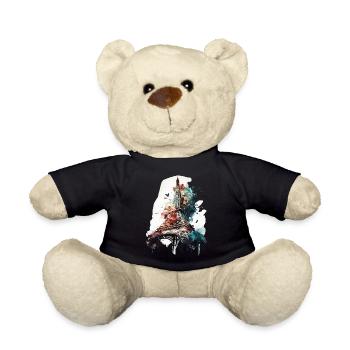 Eiffelturm - Teddy - Schwarz - Vorne