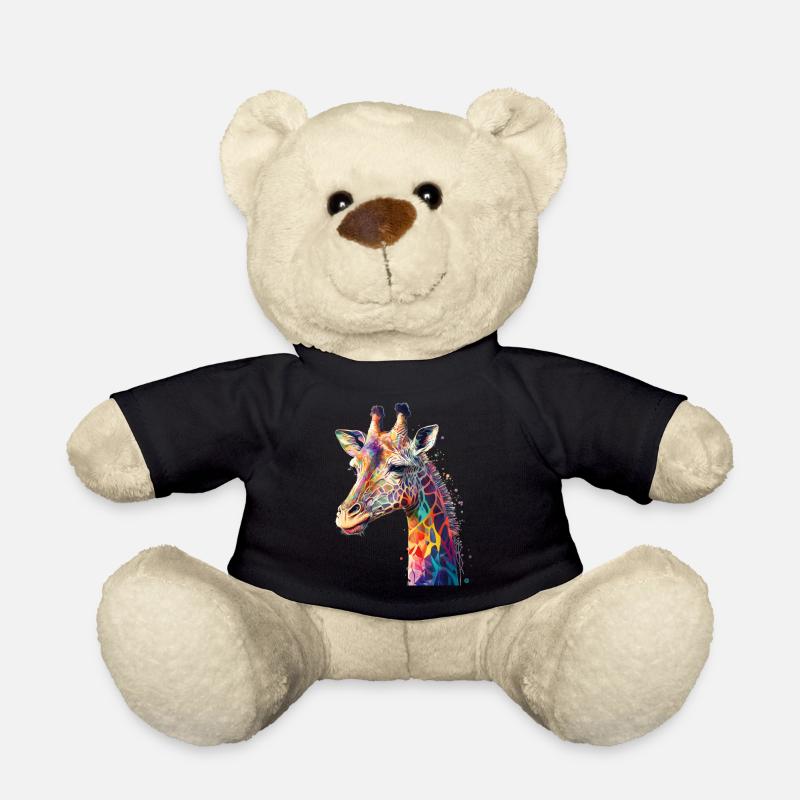 Giraffe - Teddy - Schwarz