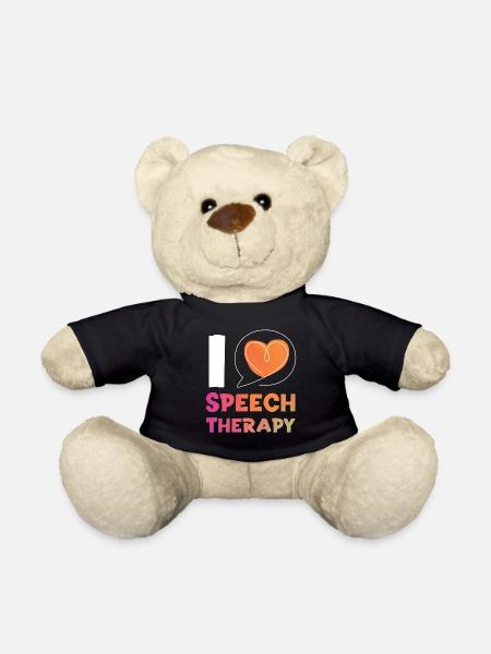 Speech Therapist Therapy Assistant - Teddy - Schwarz