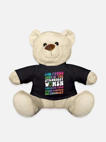 Speech Therapist Therapy Assistant - Teddy - Schwarz