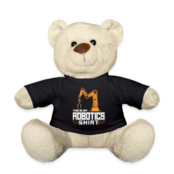 Ingénieur Robotique Robot Vintage - Nounours - noir - Devant