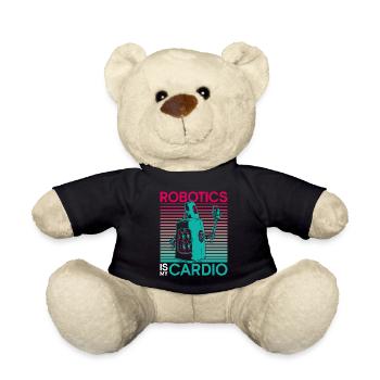 Robot Robotique Ingénieur Robotique Robotique - Nounours - noir - Devant