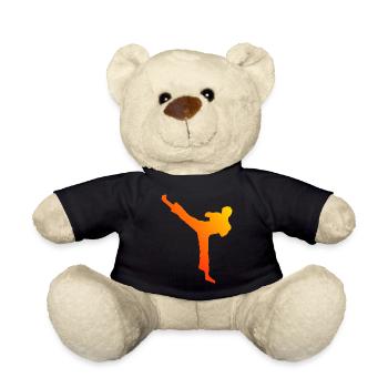 Kickboxing Boxen Kickboxen Boxing Kickbox - Nounours - noir - Devant