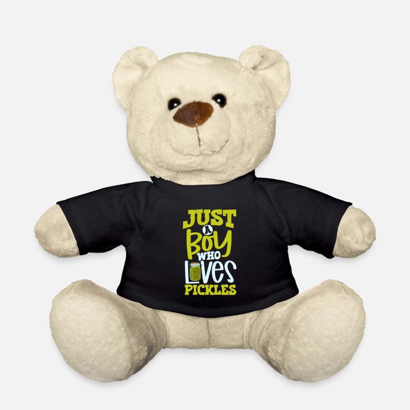 Juste un garçon qui aime les cornichons - Gurken - Nounours - noir