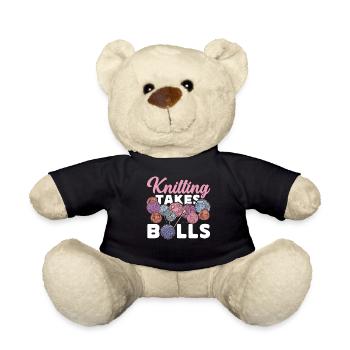 Tricoter Tricoter Tricoter Prend - Nounours - noir - Devant
