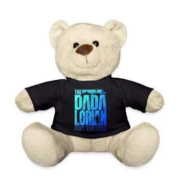 The Dadalorian - Bleu - Meilleur papa ! - Nounours - noir - Devant
