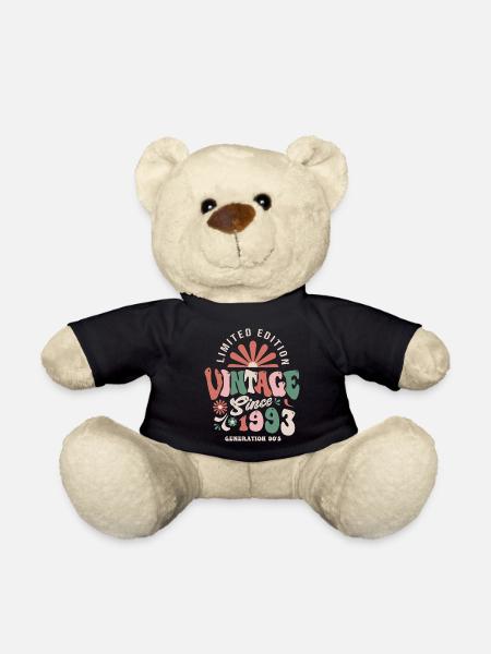 1993 Anniversaire vintage - Nounours - noir