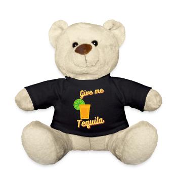 Give me Tequila Bar Trinken Junggesellenabschied - Teddy - Schwarz - Vorne