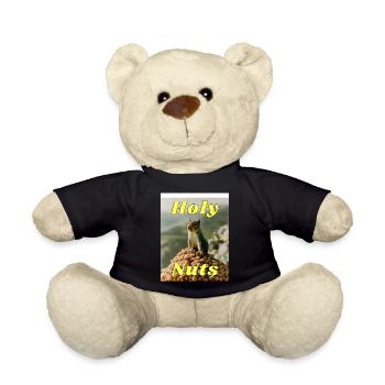 Holy Nuts - Teddy Bear - black - Front