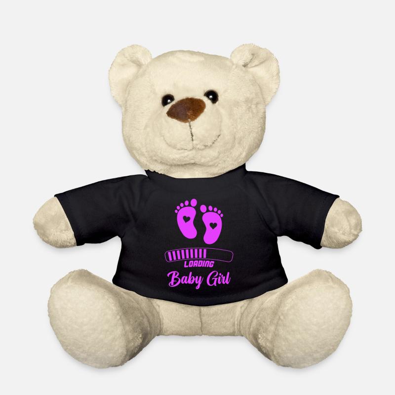 loading baby girl - Teddy - Schwarz