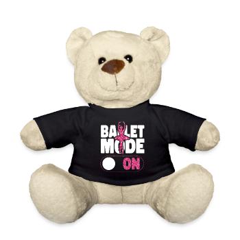 Ballet Dancer Dance Girl Ballerina - Teddy - Schwarz - Vorne