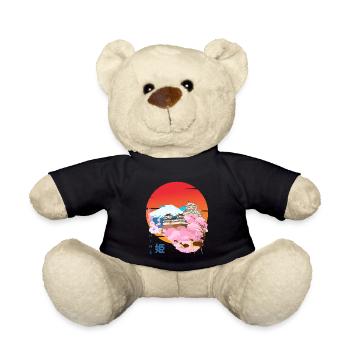 Japanische Prinzessin Sakura Castle - Teddy - Schwarz - Vorne