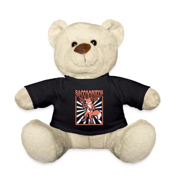 Bassoonifox - Fuchs mit Fagott - Teddy - Schwarz - Vorne