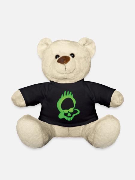 Green Skull Mansi - Teddy - Schwarz