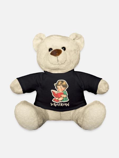 Schulkind, Erste Klasse - Teddy - Schwarz