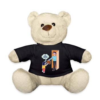 Fête des pères Hey Daddy Design - Nounours - noir - Devant