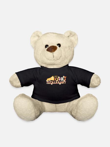 Feminist Fight Patriarchy - Teddy - Schwarz