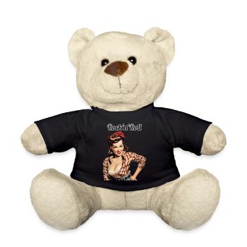 Pinup - Teddy Bear - black - Front