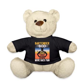 Bartender Bod Like A Dad Bod Biology Teacher - Teddy - Schwarz - Vorne