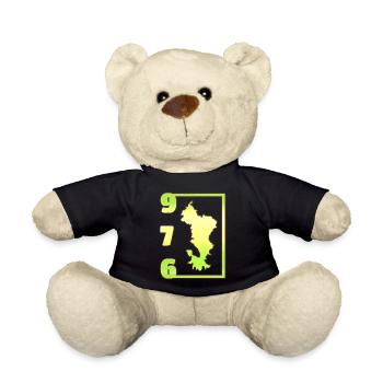 T-SHIRT 976 MAYOTTE - Teddy - Schwarz - Vorne