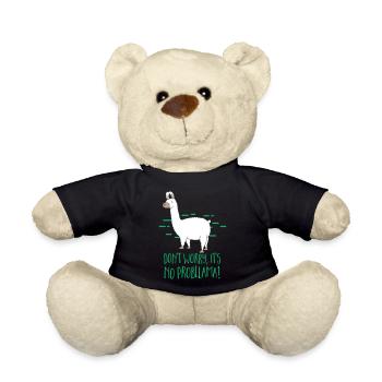 No Probllama - Teddy - Schwarz - Vorne