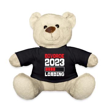 Happy Divorce Party Divorce 2023 - Teddy Bear - black - Front