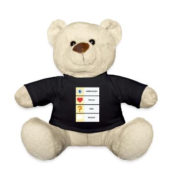 Gewaltfreie Kommunikation (Englisch) - Teddy - Schwarz - Vorne