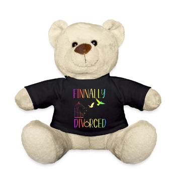 Happy Divorce Party Finally - Teddy - Schwarz - Vorne