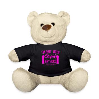 Happy Divorce Party I'm Not With - Teddy - Schwarz - Vorne