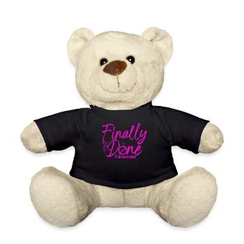 Happy Divorce Party Finally Done - Teddy - Schwarz - Vorne