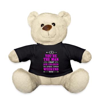 Happy Divorce Party You’re The Man - Nounours - noir - Devant