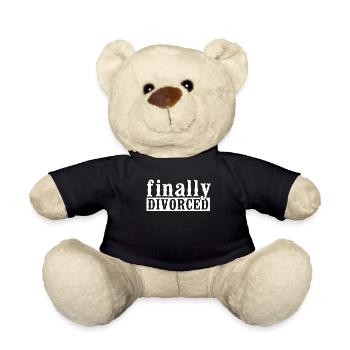 Happy Divorce Party Finally - Teddy - Schwarz - Vorne