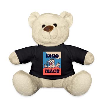 420 Weltfriedens-Morgentee - Teddy - Schwarz - Vorne