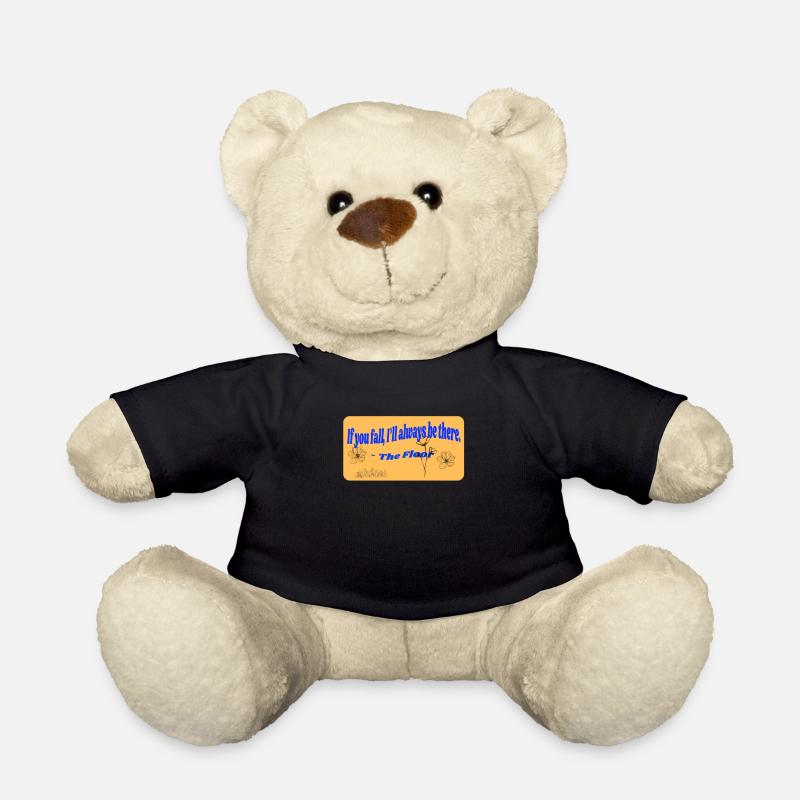 Si tu tombes, je serai toujours là. -Le sol - Nounours - noir