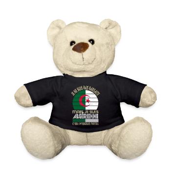 Je ne suis pas parfaite mais je suis Algérienne - Nounours - noir - Devant