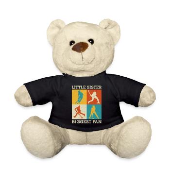 Field Hockey Little Sister Biggest - Teddy - Schwarz - Vorne