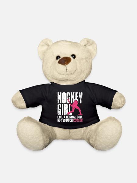 Field Hockey Hockey Girl Like A - Teddy - Schwarz