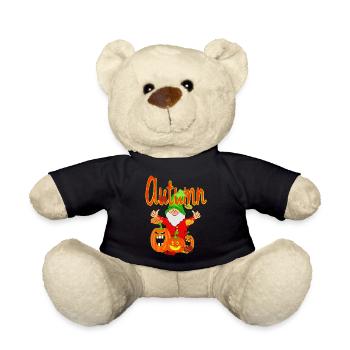  Gartenzauber mit Kürbissen im Herbst - Teddy - Schwarz - Vorne