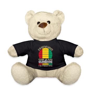 Je ne suis pas parfaite mais je suis Guinéenne - Nounours - noir - Devant