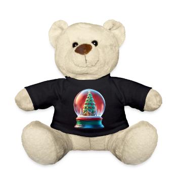 Frohe Weihnachten!!! - Teddy - Schwarz - Vorne