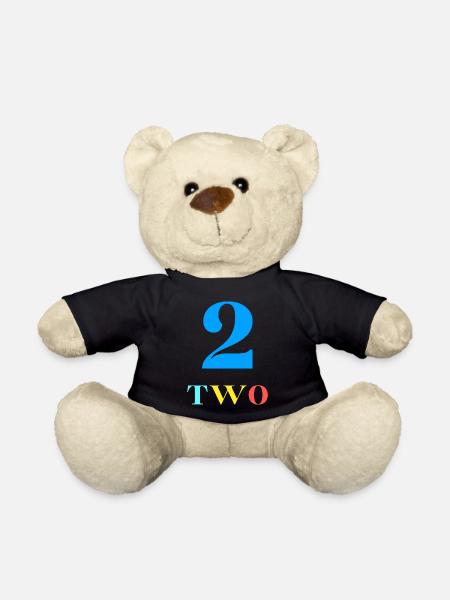 Two-2e anniversaire - Nounours - noir