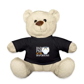 Doctor of Diaper Change Ology - Diaper Changing - Teddy Bear - black - Front