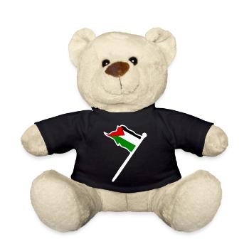 Free palestine - Teddy - Schwarz - Vorne