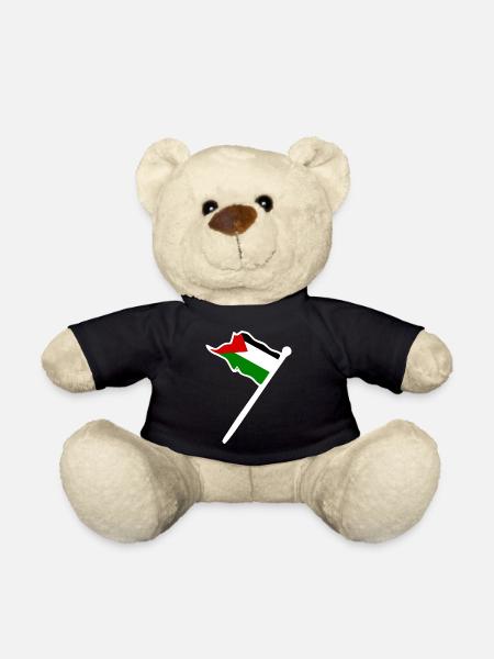 Free palestine - Teddy - Schwarz
