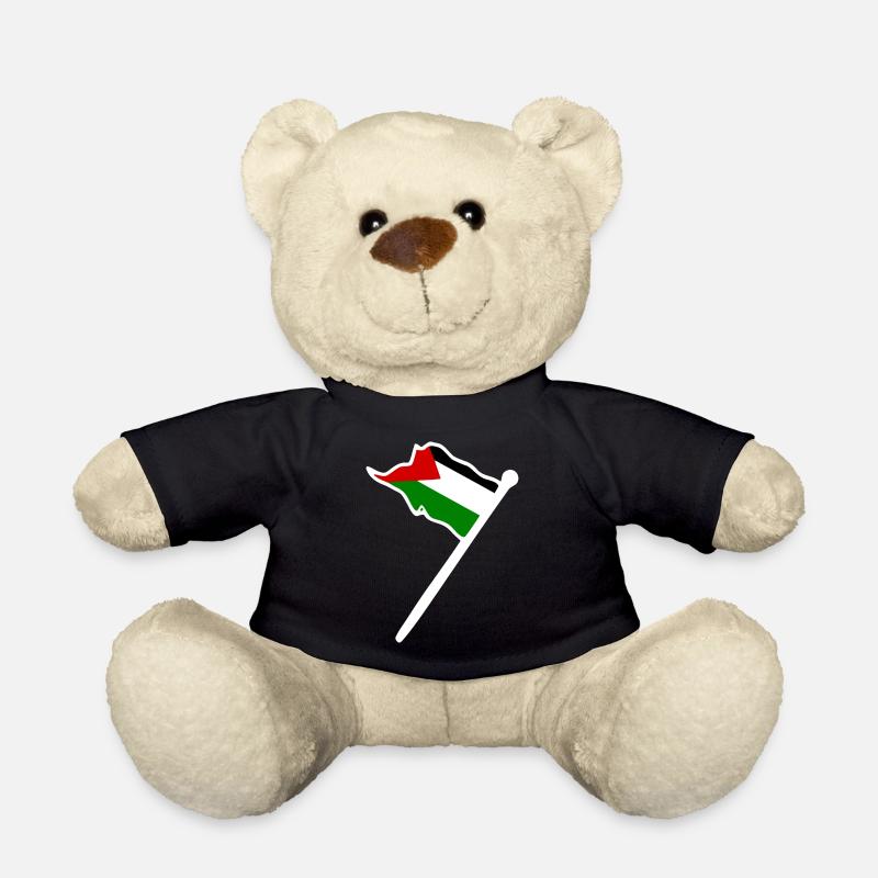 Free palestine - Teddy - Schwarz