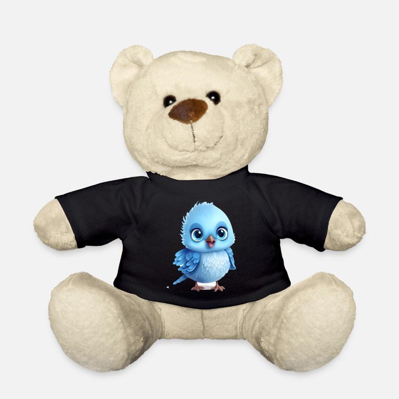 Bébé oiseau mignon - Nounours - noir