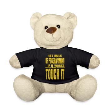 health informatics specialist tshirts - Teddy - Schwarz - Vorne