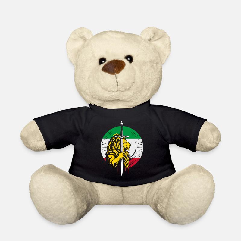 Shir o Khorshid - Persisches Design (Iran) - Teddy - Schwarz